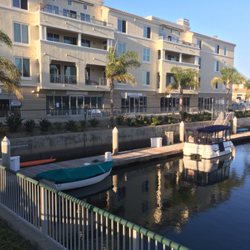 View of our studio from across the marina