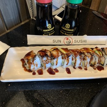 Sun Sushi - Dragon roll - Japanese Near Me - Santa Barbara, California