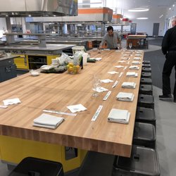 The CIA/Copia Napa.  Teaching a hands on sushi class.