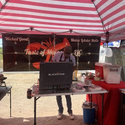 Taste of Maine AZ booth at the Rillito Park Heirloom Farmer's Market