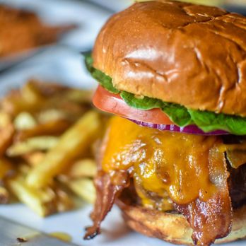 Waterman's Tavern - a cheeseburger and fries - Sports Bars Near Me - Edgewater, Maryland