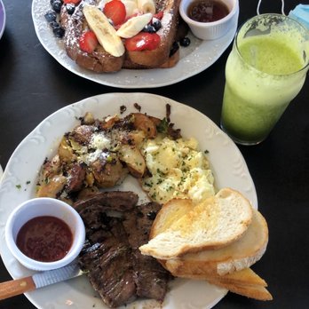 Sage Social Eatery - Steak & Eggs & French Toast and 2 Eggs - Latin American Near Me - Covina, California Sage Social Eatery - Steak & Eggs & French Toast and 2 Eggs - Latin American Near Me - Covina, California