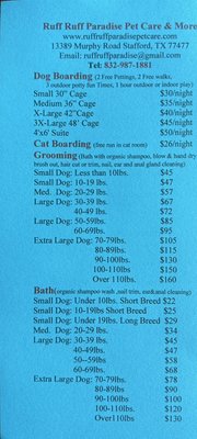 Ruff Ruff Paradise Pet Care & More