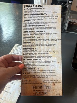 The Kitchen Table by null