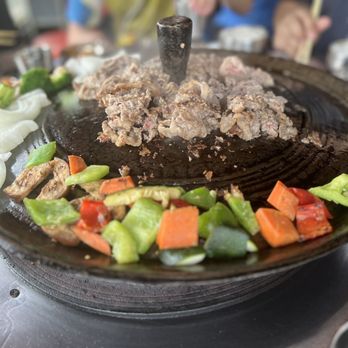 The Cast Iron Pot 3 - With Grilled veggies - Korean Near Me - Flushing, New York