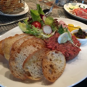 Orange Tree - Classic Steak Tartare, Toasted Focaccia, Pickles/Gherkins - Modern European Near Me - Hong Kong, HK