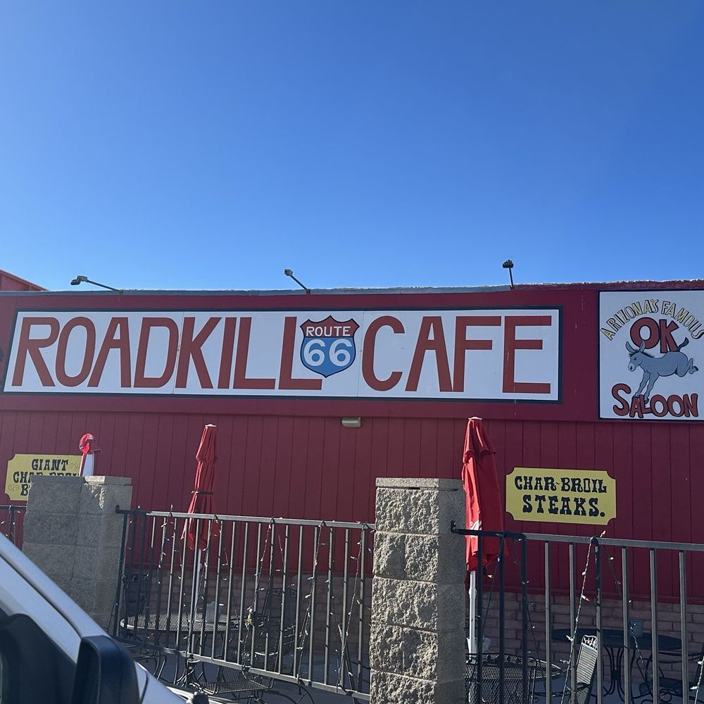The Roadkill Cafe - Outside - American Near Me - Seligman, Arizona The Roadkill Cafe - Outside - American Near Me - Seligman, Arizona
