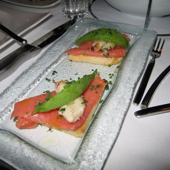 Bobo's - Smoke salmon, crab and avocado crosttini. - Steakhouses Near Me - San Francisco, California