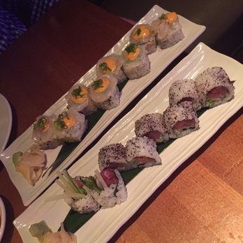 Roka Akor - Chicago - Dynamite scallop and spicy tuna - Sushi Bars Near Me - Chicago, Illinois Roka Akor - Chicago - Dynamite scallop and spicy tuna - Sushi Bars Near Me - Chicago, Illinois