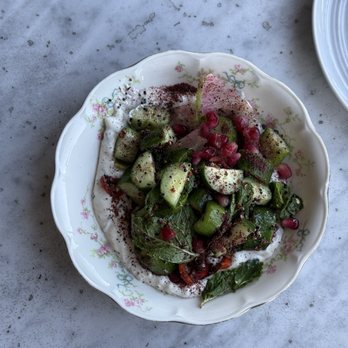 Checker Hall - Cucumber tzatziki - Mediterranean Near Me - Los Angeles, California