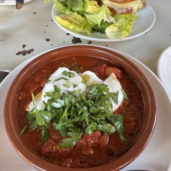 Chez Ma Tante - shakshouka & egg sandwich - New American Near Me - Brooklyn, New York