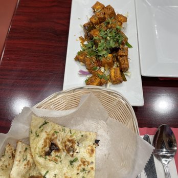 Taste Of India - Garlic naan and Paneer 65 (spicy and flavorful) - Indian Near Me - St. Augustine, Florida Taste Of India - Garlic naan and Paneer 65 (spicy and flavorful) - Indian Near Me - St. Augustine, Florida