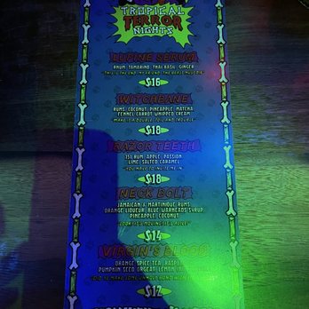 Permanent Vacation - Halloween special menu - Tiki Bars Near Me - Maitland, Florida Permanent Vacation - Halloween special menu - Tiki Bars Near Me - Maitland, Florida