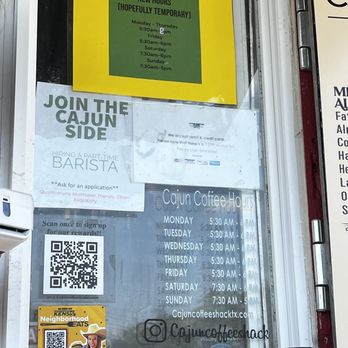 The Cajun Coffee Shack - Hours - Coffee & Tea Near Me - San Antonio, Texas