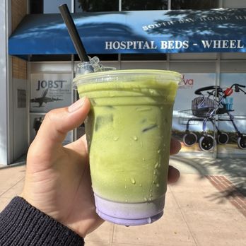 Clutch and Coffee - Lavender Matcha Latte - Coffee & Tea Near Me - Torrance, California Clutch and Coffee - Lavender Matcha Latte - Coffee & Tea Near Me - Torrance, California