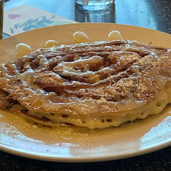 The Trails Eatery - Cinnamons roll pancake - Breakfast & Brunch Near Me - San Diego, California The Trails Eatery - Cinnamons roll pancake - Breakfast & Brunch Near Me - San Diego, California