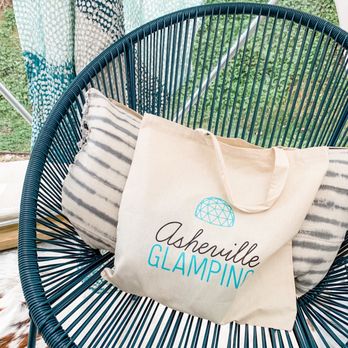 Asheville Glamping - We added the wine package and the wine, bag and glasses were adorable. - Campgrounds Near Me Asheville Glamping - We added the wine package and the wine, bag and glasses were adorable. - Campgrounds Near Me