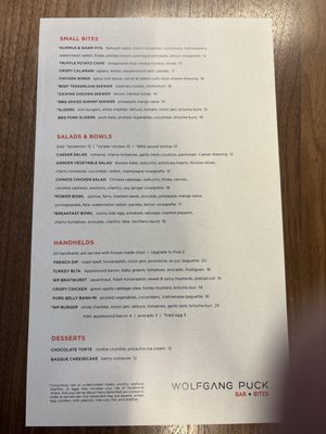 Menu photo 2 Wolfgang Puck Washington, DC, DC