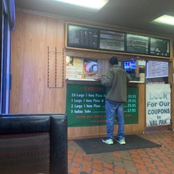 Padova's Pizza - Counter for ordering.