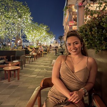 Astra - Outside seating . Pretty view and setting with lights but it was hot and humid - Mediterranean Near Me - Miami, Florida Astra - Outside seating . Pretty view and setting with lights but it was hot and humid - Mediterranean Near Me - Miami, Florida