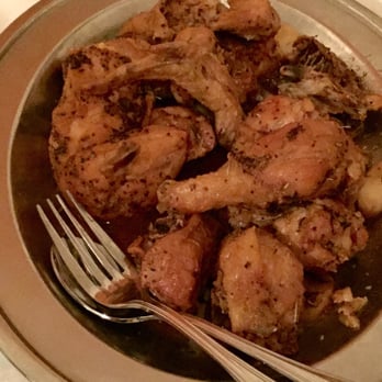 Mosca's Restaurant - Chicken a la Grande (Sautéed with Rosemary and Italian Seasoning, Whole Cloves of Garlic and White Wine) - Cajun/Creole Near Me - Westwego, Louisiana Mosca's Restaurant - Chicken a la Grande (Sautéed with Rosemary and Italian Seasoning, Whole Cloves of Garlic and White Wine) - Cajun/Creole Near Me - Westwego, Louisiana