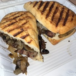 Grilled Ribeye Steak Panini Lunch