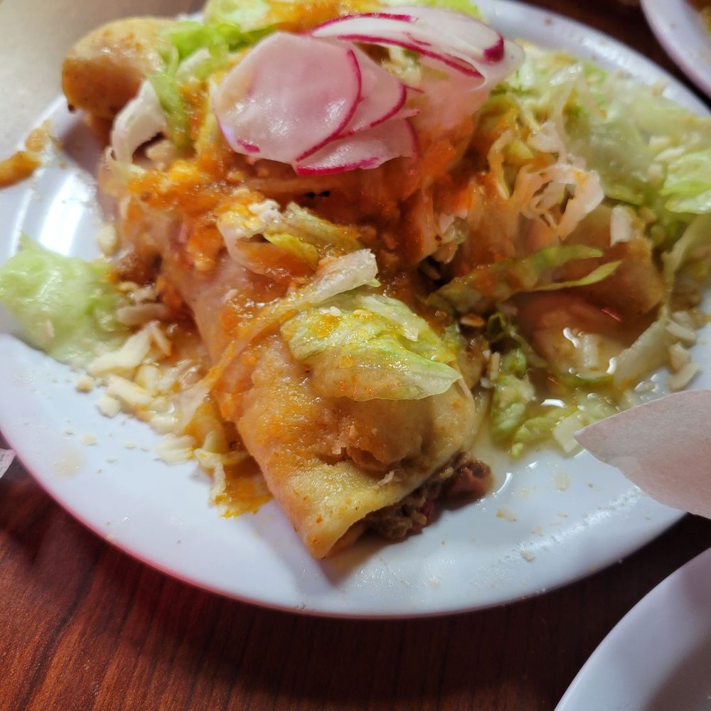 Tacos El Guero - Apparently an enchilada - Mexican Near Me - San Ysidro, California