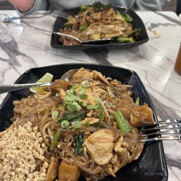 Pad See Eew and Pad Thai Pad See Eew and Pad Thai
