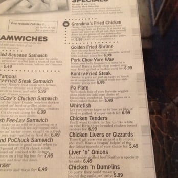 PoFolks-Pensacola, FL - Lunch Menu 11-3 Mon- Sat. - Southern Near Me - Pensacola, Florida PoFolks-Pensacola, FL - Lunch Menu 11-3 Mon- Sat. - Southern Near Me - Pensacola, Florida