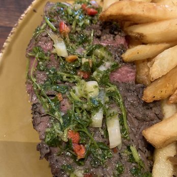 Urban Plates - Chimichurri Grass Fed Steak Plate - New American Near Me - Brea, California Urban Plates - Chimichurri Grass Fed Steak Plate - New American Near Me - Brea, California