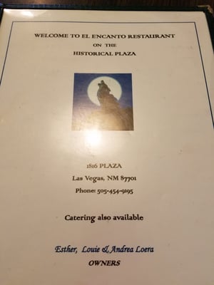 Menu photo 3 El Encanto Las Vegas, NM