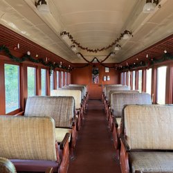 Wilmington & Western Steam Railroad - Inside of train