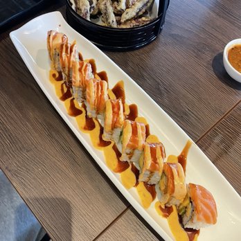 Fish On Fire - the "love love" sushi roll - Sushi Bars Near Me - Suisun City, California