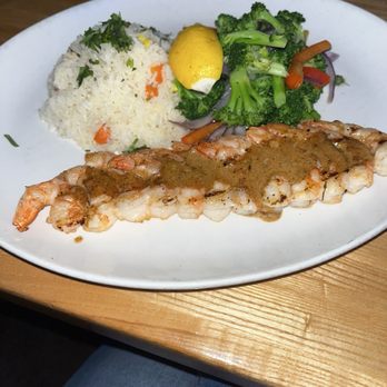 Ivy City SmokeHouse - Char grilled shrimp, basmati rice, and broccoli a - Seafood Near Me - Washington, DC, District of Columbia