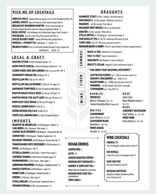 Menu photo 8 Lochland's Dallas, TX