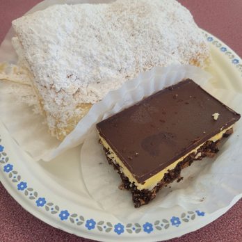 Portage Bakery - Lemon filled pastry and nainamo bar - Delis Near Me - Niagara Falls, Ontario
