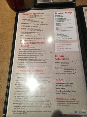 Menu photo 4 Smoky Mountain Brewery Knoxville, TN Menu photo 4 Smoky Mountain Brewery Knoxville, TN