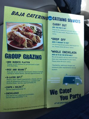 Menu photo 2 Taco Del Mar Tulsa, OK