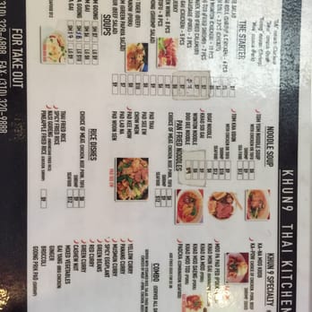 Khun 9 Thai Kitchen - Updates on menu 1/2 - Thai Near Me - Torrance, California Khun 9 Thai Kitchen - Updates on menu 1/2 - Thai Near Me - Torrance, California