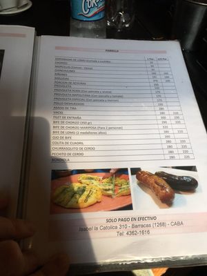 Menu photo 1 Almacén de carnes Buenos Aires, C