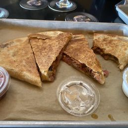 Pulled pork quesadilla