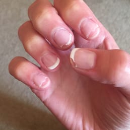 Gel manicure exactly one week later