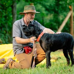 Leash Legacy K9 Training - Dog Trainer. Jeremy Massey with  Mitus