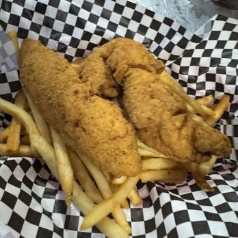 Cruiser's Cafe 66 - Kids menu chicken tenders and fries - American Near Me - Williams, Arizona