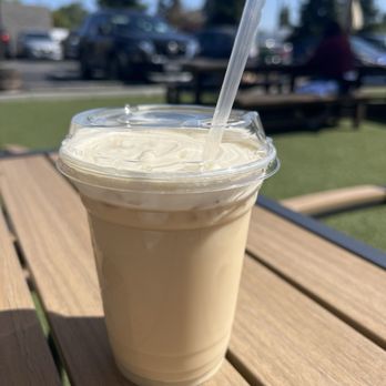 Cowboy Coffee - London fog with orange cream top - Coffee & Tea Near Me - Sunnyvale, California Cowboy Coffee - London fog with orange cream top - Coffee & Tea Near Me - Sunnyvale, California