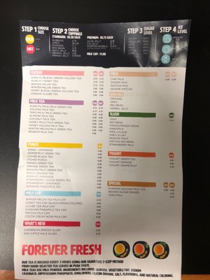 Menu photo 2 Kung Fu Tea Manassas, VA Menu photo 2 Kung Fu Tea Manassas, VA