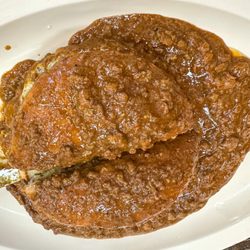 Ron's Hamburgers & Chili - Chili Sausage Cheeseburger
