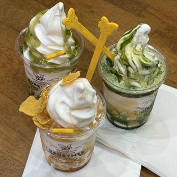 Honeymee - Green grape, matcha and honey - Ice Cream & Frozen Yogurt Near Me - Irvine, California Honeymee - Green grape, matcha and honey - Ice Cream & Frozen Yogurt Near Me - Irvine, California