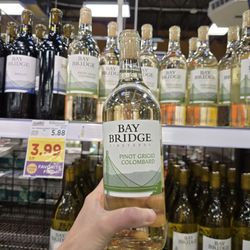 Fred Meyer Olympic Towne Center - Bay Bridge Cellers (San Fran) label, grapes from Lodi, CA. Great deal!