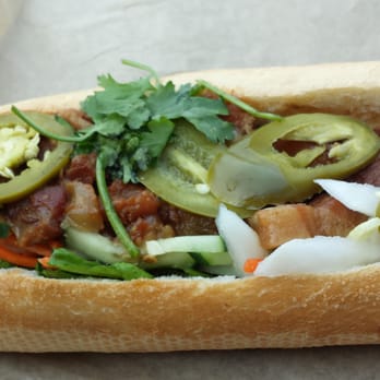 3 Brothers Kitchen - Caramelized Pork Belly Banh Mi sandwich tastes terrific! - Food Trucks Near Me 3 Brothers Kitchen - Caramelized Pork Belly Banh Mi sandwich tastes terrific! - Food Trucks Near Me